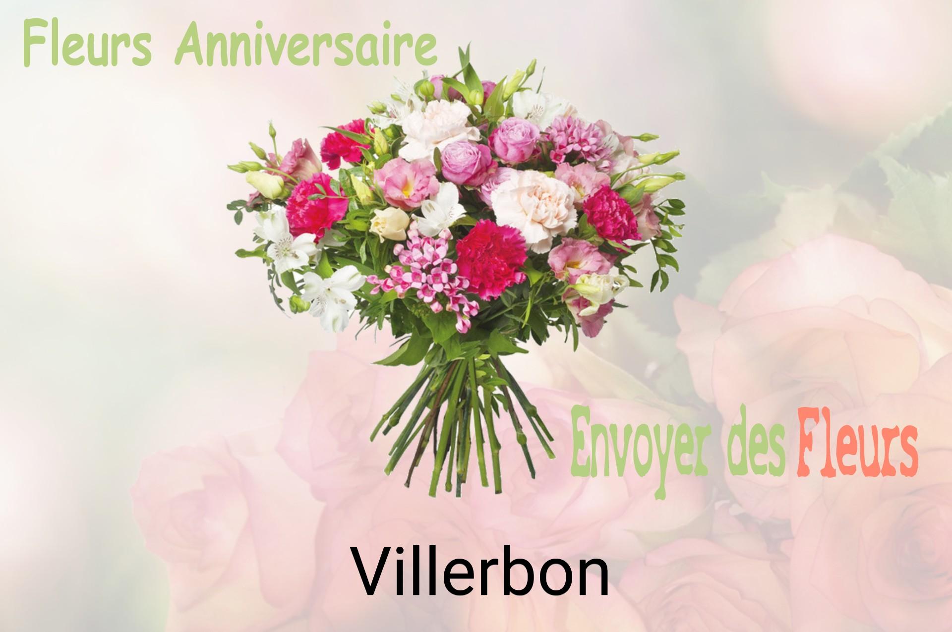 Bouquet de fleurs d’anniversaire livré à Villerbon