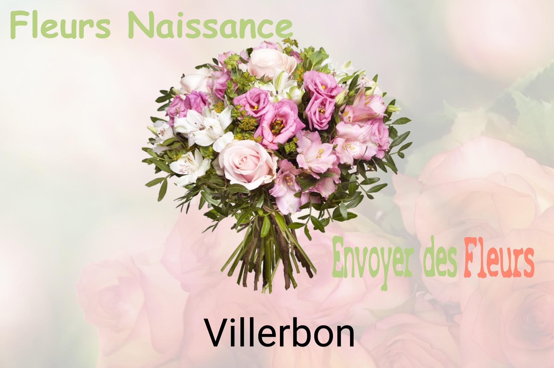 Bouquet de fleurs de naissance livré à Villerbon